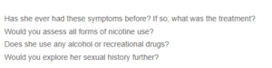 Holistic Health Evaluation- Addressing Symptoms, Substance Use, Diet, and Sexual Health