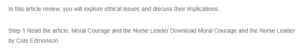 Navigating Ethical Dilemmas in Nursing Leadership- A Comprehensive Approach