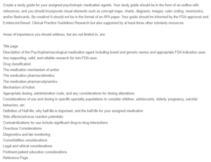 Study Guide for Medication Treatment Schizophrenia Spectrum