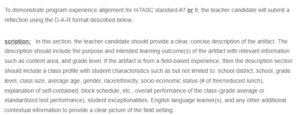 DAR Format Reflection- Lesson Plan for Week #2 - Kindergarten