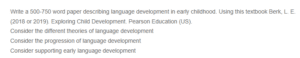 Language Acquisition and Cognitive Development in Infancy- The Role of Early Language Exposure and Interaction