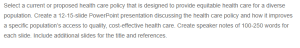 Diverse Population Health Policy Analysis