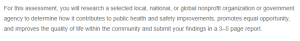 Evaluating Community Impact - The Role of Nonprofit Organizations and Government Agencies in Public Health and Safety