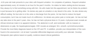 Evaluation of Chronic Frequent Urination in a 65-Year-Old Male - A Case Study