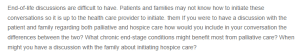 Facilitating End-of-Life Discussions- Differentiating Palliative and Hospice Care