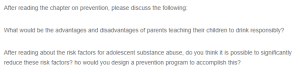 Navigating Adolescent Substance Use- Parental Influence and Prevention Strategies