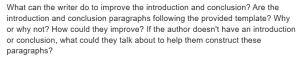 Peer Review - Strengthening the Introduction and Conclusion - A Guide for Effective Writing