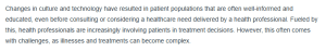 The Impact of Patient Involvement in Healthcare Decisions - Experiences and Best Practices