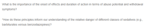 The Role of Onset and Duration in Substance Abuse