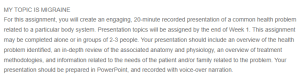 Diagnostic Presentation - Migraine