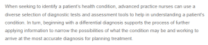 Differential Diagnosis and Diagnostic Testing