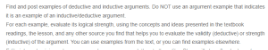 Discussion - Inductive and Deductive Arguments