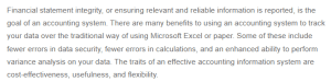 Evaluating Accounting Systems - Ensuring Financial Data Integrity in Small and Large Businesses