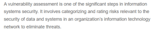 Information Systems Security Vulnerability Assessment - An Organizational Analysis