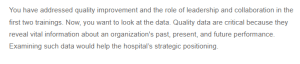 Leveraging Data in Healthcare - Assessing Its Role in Communication and Decision-Making