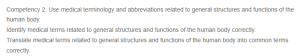 Mastering Medical Terminology- Identifying Key Terms for Human Body Structures and Functions