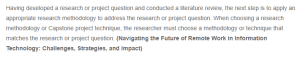 Methodology for Exploring the Future of Remote Work in Information Technology - Challenges, Strategies, and Impact