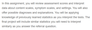 Module Four Worksheet - Analyzing and Interpreting Assessment Data