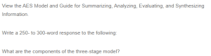 Understanding the AES Model - Key Components, Thinking Types, and Challenges in Synthesis