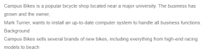Upgrading Campus Bikes - Implementing a Modern Computer System for Business Growth
