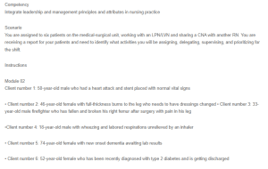 Response - Assigning, Delegating, Supervising, and Prioritizing Care