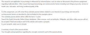 Socioeconomic Factors in Forensic Psychology