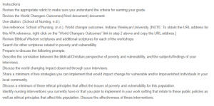 Christian Perspective World Changer Strategies