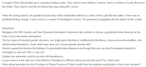 Genetic Disorder and Ethical Considerations