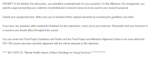 Mental Health Impact of Mass Shootings on Young Survivors