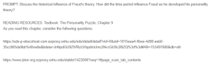 Response - Freud's Theory