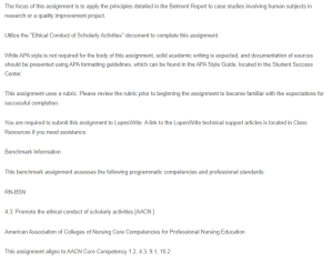 Applying the Belmont Report - Ethical Analysis of Clinical Case Studies