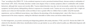 Assessing and Diagnosing Patients With Anxiety, PTSD, and OCD