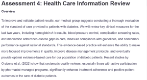 Assessment 4: Health Care Information Review