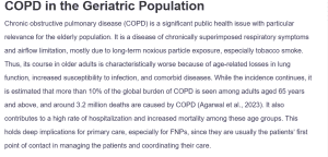 COPD in the Geriatric Population