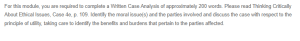 Case Analysis  - Academic Integrity and Fairness