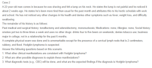 Case Study - Differential Diagnosis of Suspected Hodgkin Lymphoma in a Young Adult