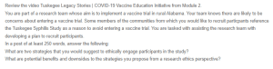 Ethical Strategies for Vaccine Trials in Communities with Historical Distrust