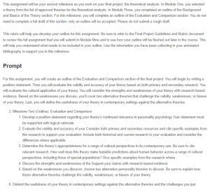 Evaluation and Comparison - Carl Rogers’ Humanistic Theory
