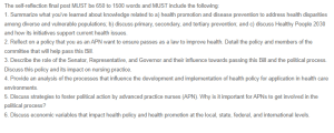 Health Policy and Health Promotion - A Self-Reflection