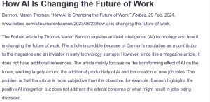 How AI Is Changing the Future of Work
