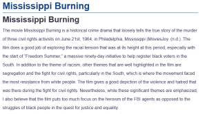 Mississippi Burning