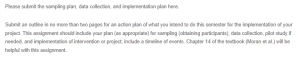 Plan for Sampling, Data Collection and Intervention