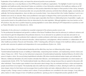 The Role of Healthcare Policy and Advocacy in Advancing APRN Practice