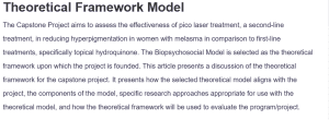 Theoretical Framework Model