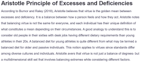 Aristotle Categories for Fitness
