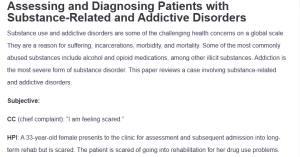 Assessing and Diagnosing Patients with Substance-Related and Addictive Disorders
