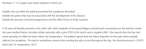 Case Study Analysis - Rheumatoid Arthritis