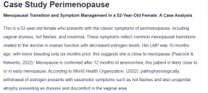 Case Study Perimenopause