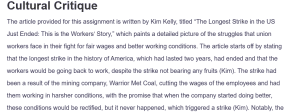 Cultural Critique