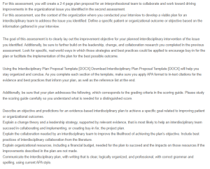 Interdiscplinary Plan Proposal - Patient Handoff 